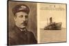 Dampfschiff S.S. Brussels, Lner, Captain Fryatt-null-Stretched Canvas