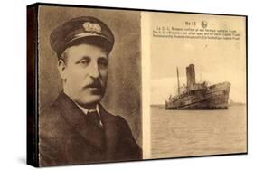 Dampfschiff S.S. Brussels, Lner, Captain Fryatt-null-Stretched Canvas