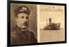 Dampfschiff S.S. Brussels, Lner, Captain Fryatt-null-Framed Giclee Print