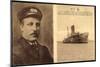 Dampfschiff S.S. Brussels, Lner, Captain Fryatt-null-Mounted Giclee Print