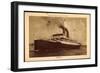 Dampfschiff Sphinx, Messagerie Maritimes, MM-null-Framed Giclee Print