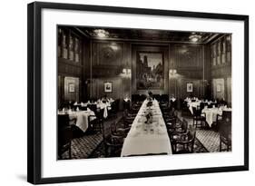 Dampfschiff Stuttgart, Lloyd Bremen, Speisesaal-null-Framed Giclee Print