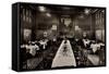 Dampfschiff Stuttgart, Lloyd Bremen, Speisesaal-null-Framed Stretched Canvas