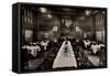 Dampfschiff Stuttgart, Lloyd Bremen, Speisesaal-null-Framed Stretched Canvas