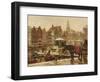 Damrak, Amsterdam-Frans Langeveld-Framed Premium Giclee Print