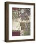 Damson Damask-Muriel Verger-Framed Giclee Print