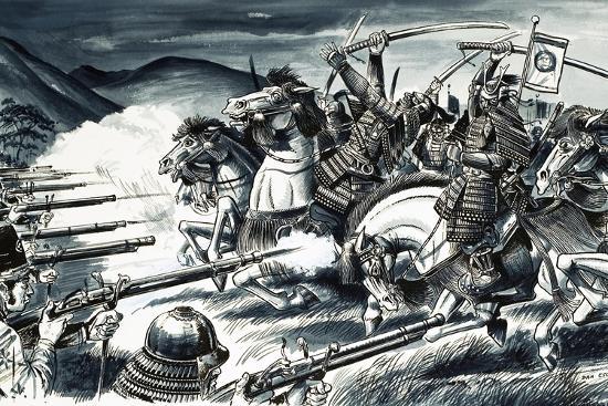 The Battle of Nagashino in 1575' Giclee Print - Dan Escott | AllPosters.com