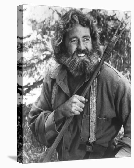 Dan Haggerty - The Life and Times of Grizzly Adams-null-Stretched Canvas