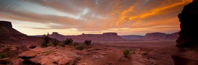 Sunrises in the Moab Desert - Viewed from the Fisher Towers - Moab, Utah-Dan Holz-Photographic Print
