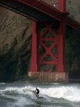 San Francisco Bay Surfer-Dan Krauss-Stretched Canvas