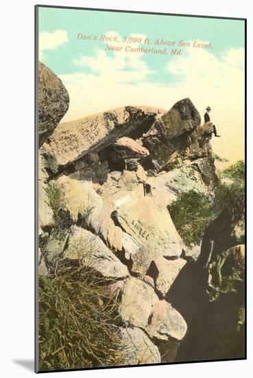 Dan's Rock, Cumberland, Maryland-null-Mounted Art Print