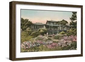 Dan Sing Fan Tea House, Ogunquit, Maine-null-Framed Art Print