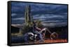 Dan Stewart on Chopper Bike, Scottsdale, Arizona, Usa Mr-Christian Heeb-Framed Stretched Canvas