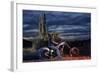 Dan Stewart on Chopper Bike, Scottsdale, Arizona, Usa Mr-Christian Heeb-Framed Photographic Print