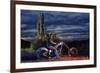 Dan Stewart on Chopper Bike, Scottsdale, Arizona, Usa Mr-Christian Heeb-Framed Photographic Print