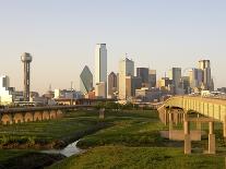 Dallas Skyline-Dana Hoff-Mounted Photographic Print