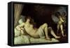 Danae, 1545-46-Titian (Tiziano Vecelli)-Framed Stretched Canvas