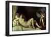 Danae, 1545-46-Titian (Tiziano Vecelli)-Framed Premium Giclee Print