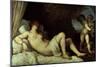 Danae, 1545-46-Titian (Tiziano Vecelli)-Mounted Premium Giclee Print