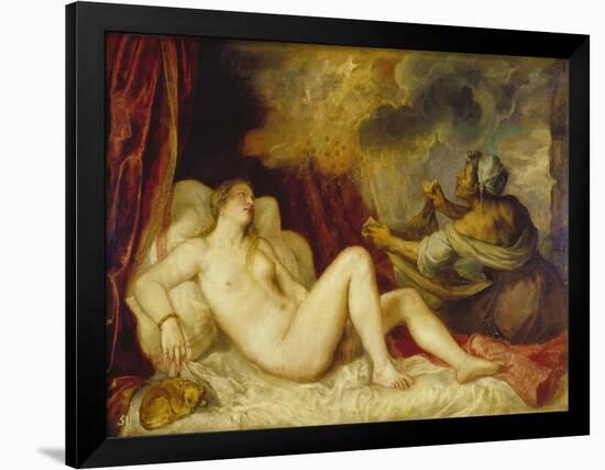 Danae, 1553-Titian (Tiziano Vecelli)-Framed Giclee Print