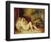 Danae, 1553-Titian (Tiziano Vecelli)-Framed Giclee Print