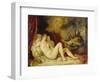 Danae, 1553-Titian (Tiziano Vecelli)-Framed Giclee Print