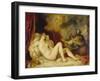 Danae, 1553-Titian (Tiziano Vecelli)-Framed Giclee Print