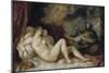 Danae, 1553-Titian (Tiziano Vecelli)-Mounted Giclee Print