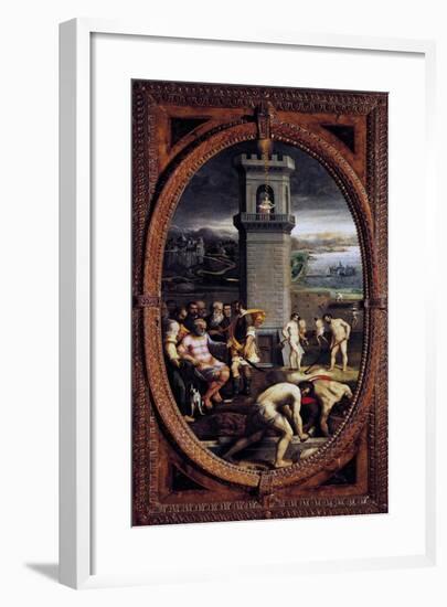 Danae, 1572-Bartolomeo Traballesi-Framed Giclee Print