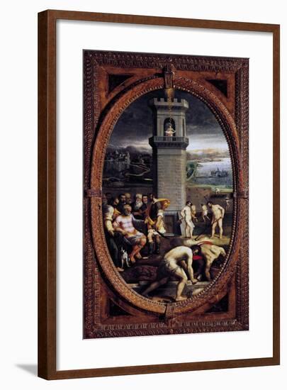 Danae, 1572-Bartolomeo Traballesi-Framed Giclee Print