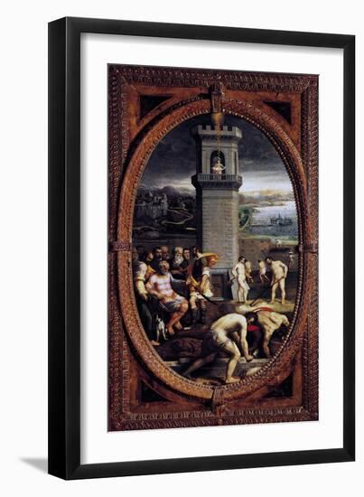 Danae, 1572-Bartolomeo Traballesi-Framed Giclee Print