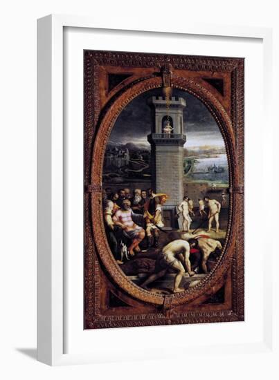 Danae, 1572-Bartolomeo Traballesi-Framed Giclee Print