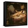 Danae, 1636/1647-Rembrandt van Rijn-Framed Stretched Canvas