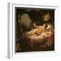 Danae, 1636/1647-Rembrandt van Rijn-Framed Giclee Print