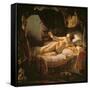 Danae, 1636/1647-Rembrandt van Rijn-Framed Stretched Canvas