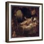 Danae, 1636-Rembrandt van Rijn-Framed Giclee Print