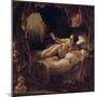 Danae, 1636-Rembrandt van Rijn-Mounted Giclee Print