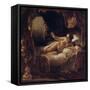 Danae, 1636-Rembrandt van Rijn-Framed Stretched Canvas