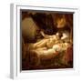 Danae, 1643 (Detail)-Rembrandt van Rijn-Framed Giclee Print