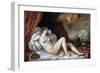 Danae, 16th Century-Titian (Tiziano Vecelli)-Framed Giclee Print