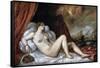 Danae, 16th Century-Titian (Tiziano Vecelli)-Framed Stretched Canvas