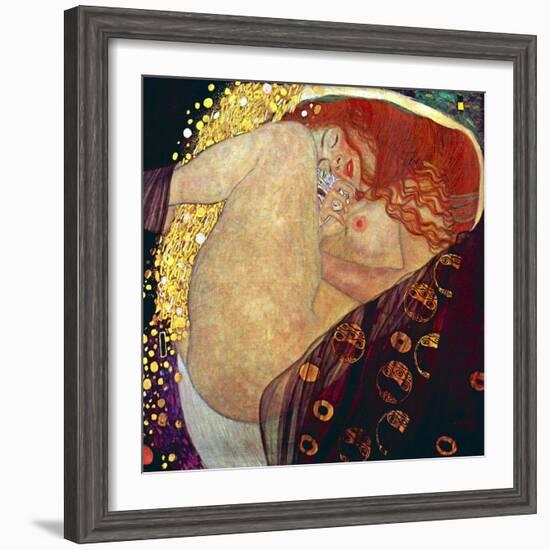 Danae, 1907-1908-Gustav Klimt-Framed Art Print