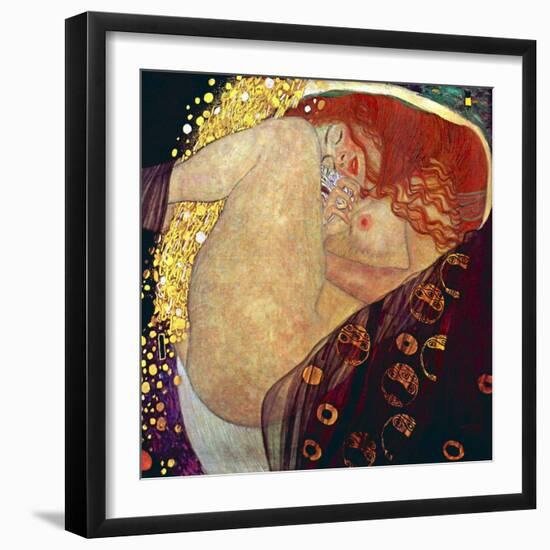 Danae, 1907-1908-Gustav Klimt-Framed Art Print