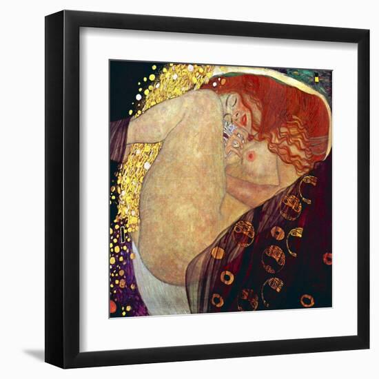 Danae, 1907-1908-Gustav Klimt-Framed Art Print