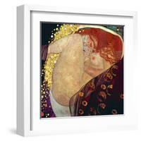 Danae, 1907-1908-Gustav Klimt-Framed Art Print