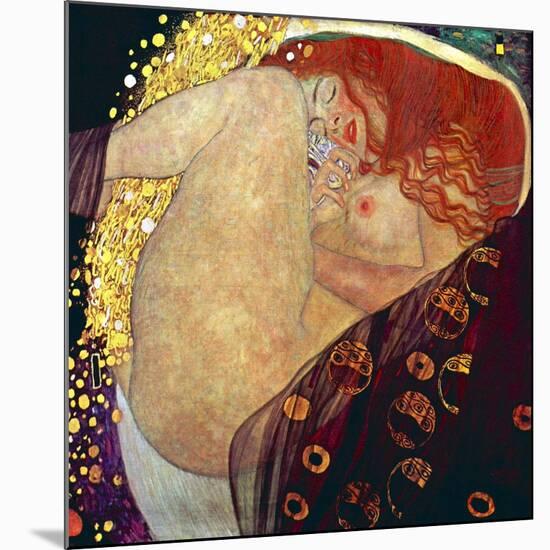 Danae, 1907-1908-Gustav Klimt-Mounted Art Print