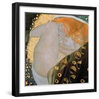 Danae, 1907-Gustav Klimt-Framed Giclee Print