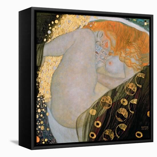 Danae, 1907-Gustav Klimt-Framed Stretched Canvas