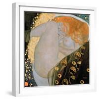 Danae, 1907-Gustav Klimt-Framed Giclee Print