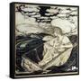 Danae and her son Perseus, 1903-Arthur Rackham-Framed Stretched Canvas